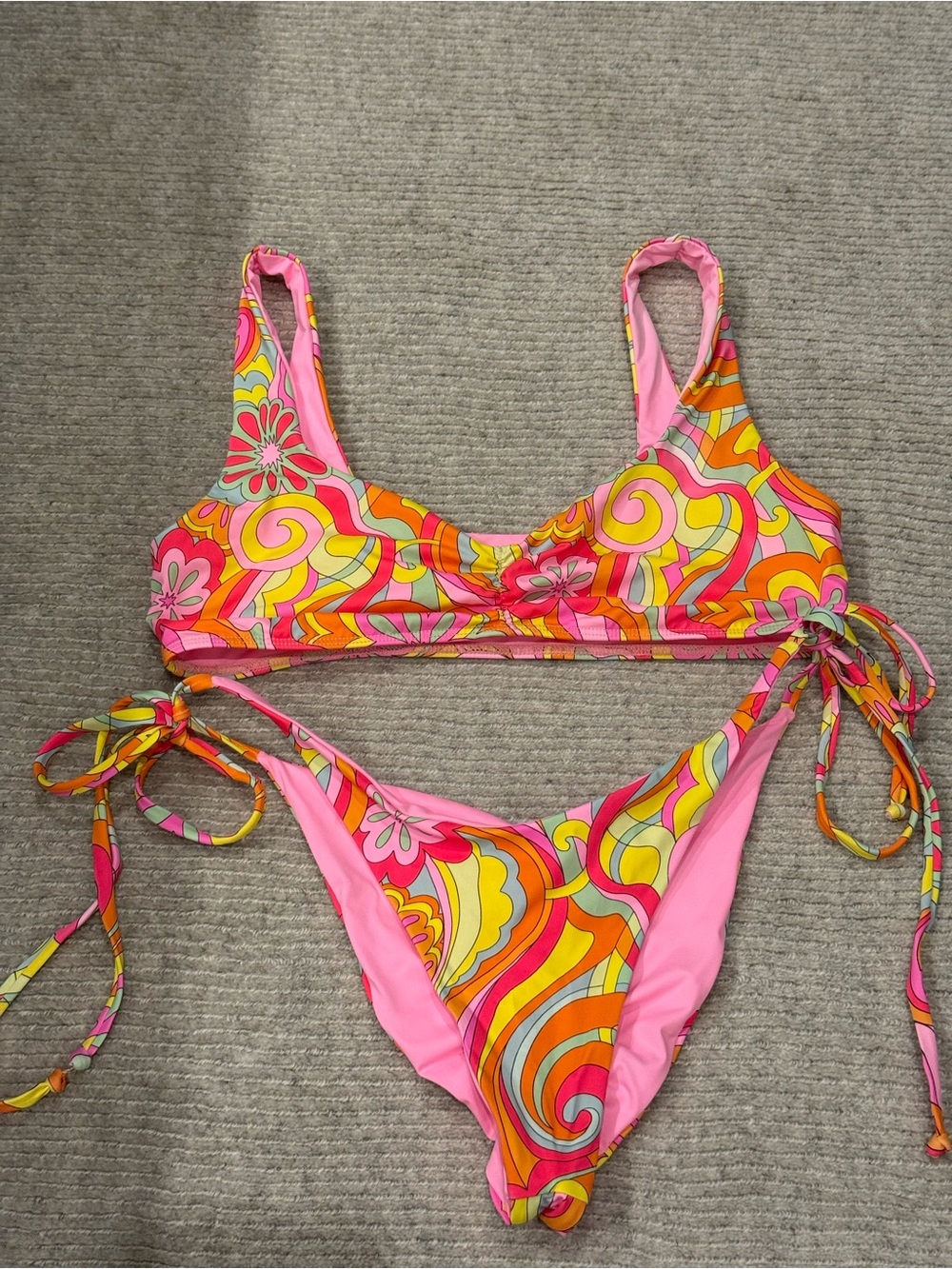 Frankie’s Bikinis Tie-Side Bikini One Piece